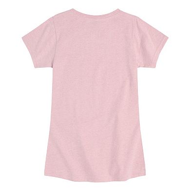 Girls 7-16 Leopard Print Christmas Tree Graphic Tee