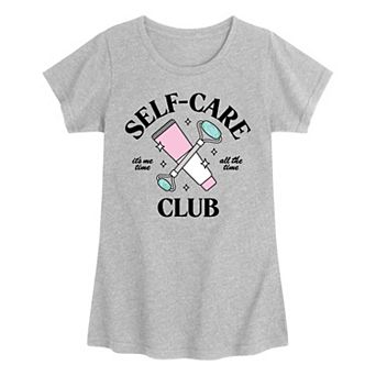 Girls 7-16 Self Care Club Graphic Tee