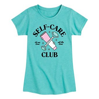 Girls 7-16 Self Care Club Graphic Tee