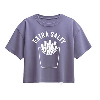 Girls 7-16 Extra Salty Boxy Tee