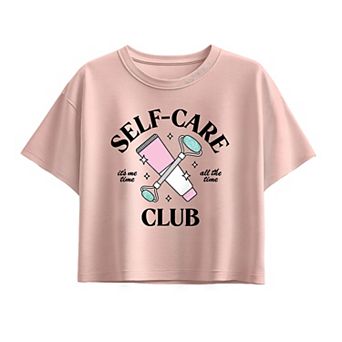Girls 7-16 Self Care Club Boxy Tee