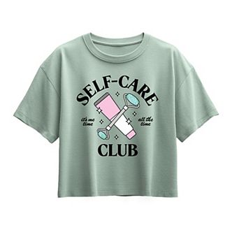 Girls 7-16 Self Care Club Boxy Tee
