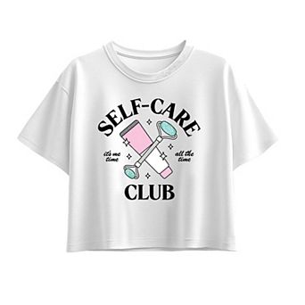 Girls 7-16 Self Care Club Boxy Tee