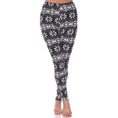Plus Size Holiday Leggings 3-Pack Festive Prints & Cozy Styles