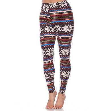 Women’s Holiday Leggings 3-Pack Festive Prints & Cozy Styles
