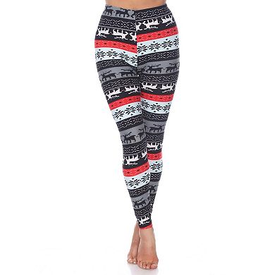Women’s Holiday Leggings 3-Pack Festive Prints & Cozy Styles