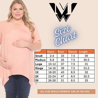 Women's Shirred Maternity Top