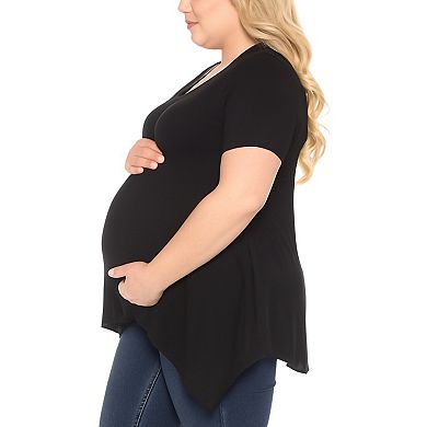 Women's Shirred Maternity Top