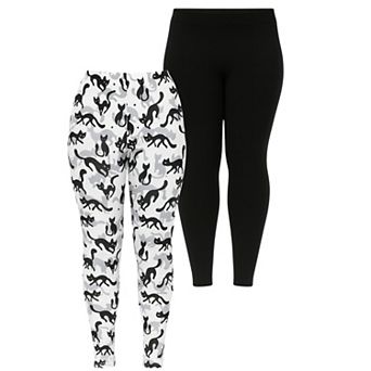 Women’s Halloween Cat Leggings 2-Pack