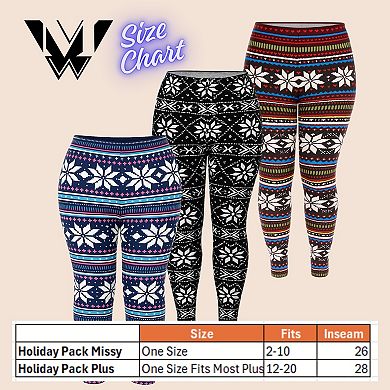 Women’s Halloween Cat Leggings 2-Pack