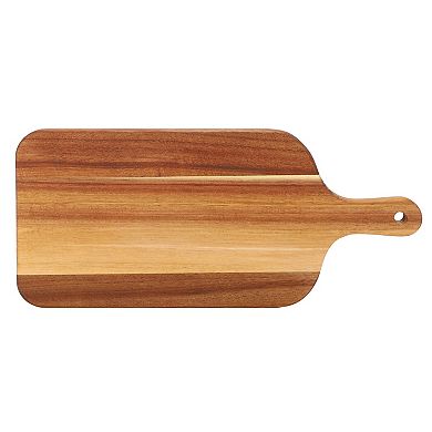 Elama 11.5 Inch Acacia Wood Charcuterie Cheese Board