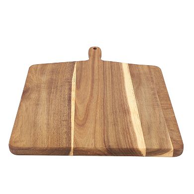 Elama 13 Inch Acacia Wood Square Serving Board