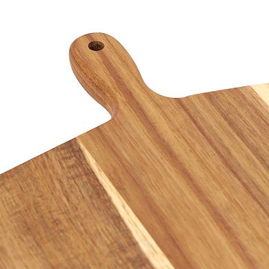 Elama 13 Inch Acacia Wood Square Serving Board