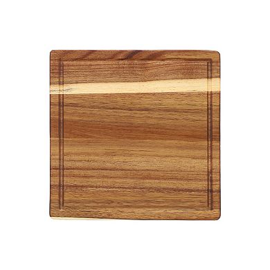 Elama 3 Piece Acacia Wood Cutting, Prep and Serving Boards