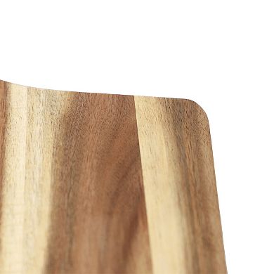 Elama Acacia Wood Pizza Peel and Serving Board