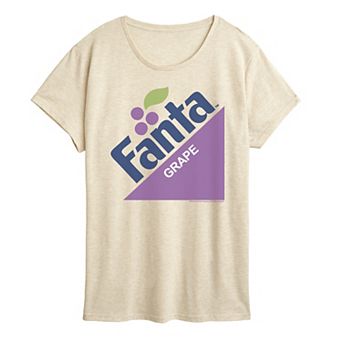 Women's Fanta Grape Retro Logo Graphic Tee