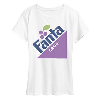 Women's Fanta Grape Retro Logo Graphic Tee