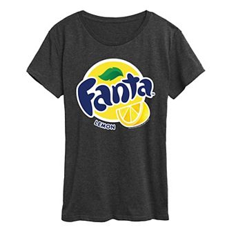 Women's Fanta Lemon Logo Graphic Tee