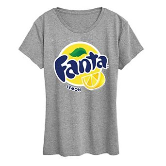 Women's Fanta Lemon Logo Graphic Tee