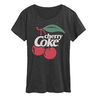 Women's Cherry Coke Logo Vintage Graphic Tee