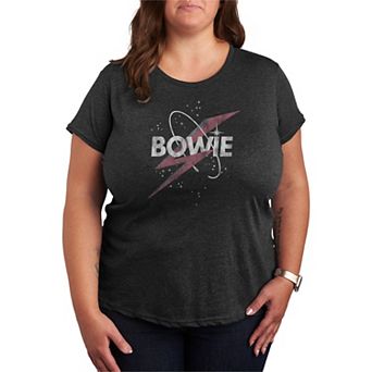 Plus Size David Bowie Lightning Graphic Tee