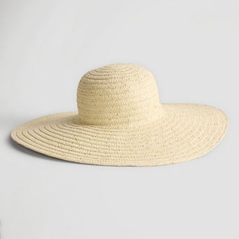 Women's LC Lauren Conrad Tonal Sequin Straw Braid Floppy Hat