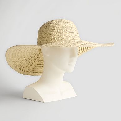 Women's LC Lauren Conrad Tonal Sequin Straw Braid Floppy Hat