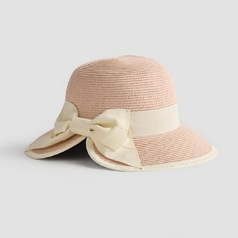 Women's LC Lauren Conrad Split Back Cloche Trim Hat