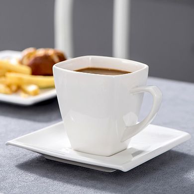30-piece Porcelain Dinnerware Set for 6, incl. Dinner, Dessert, Soup Plate, Coffee Cup, Saucer