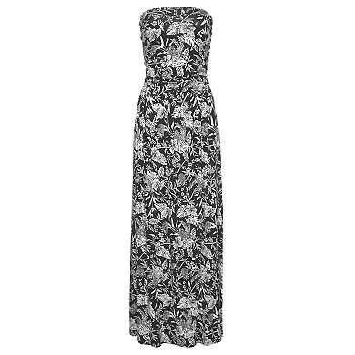 Lascana Women's Bandeau Maxi Dress