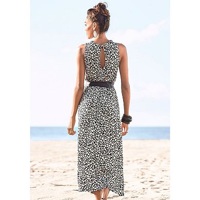 Lascana Women's High Neck Maxi Dress