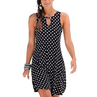Lascana Women's Keyhole Neckline Dress