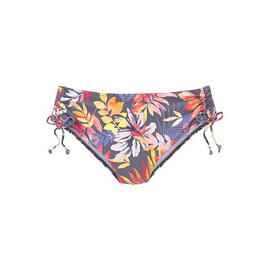 Lascana Women's Tropical Mid Rise Bikini Bottom