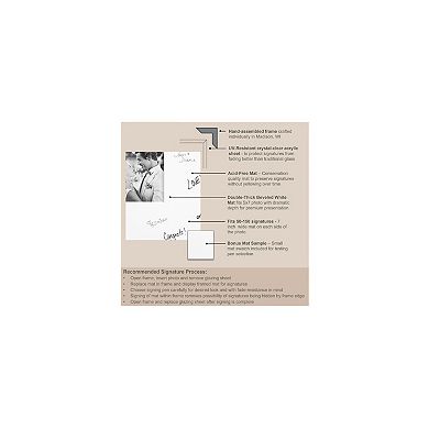 Museum Signature Mat Picture Frame, Photo Frame Guest Book Alternative Weddings, Graduations