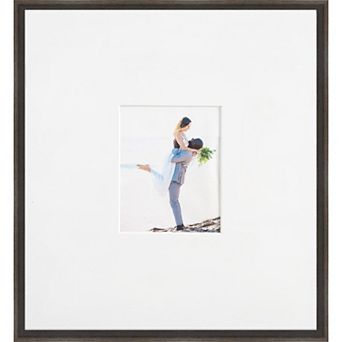 Hardwood Wedge Signature Mat Picture Frame, Photo Frame Guest Book Alternative Weddings, Graduations