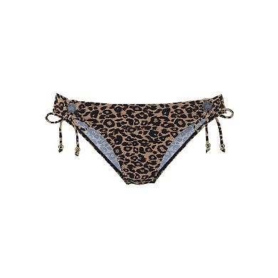 Lascana Women's Leopard Side Tie Bikini Bottom