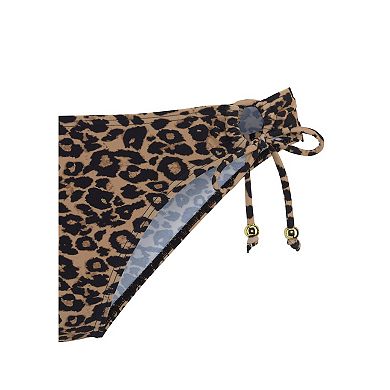 Lascana Women's Leopard Side Tie Bikini Bottom