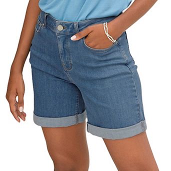 Lascana Women's Cuffed Denim Shorts