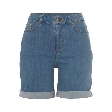 Lascana Women's Cuffed Denim Shorts