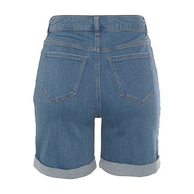 Lascana Women's Cuffed Denim Shorts