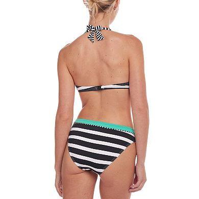 Lascana Women's Striped Underwire Bikini Top