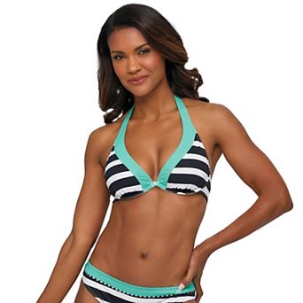 Lascana Women's Striped Underwire Bikini Top