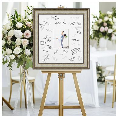 Mezzanine Signature Mat Picture Frame, Photo Frame Guest Book Alternative Weddings, Graduations