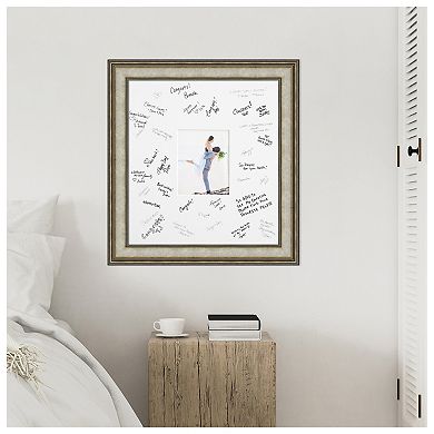 Mezzanine Signature Mat Picture Frame, Photo Frame Guest Book Alternative Weddings, Graduations