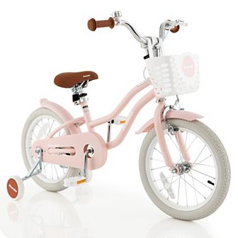 Costway 16'' Kids Bike Toddler Adjustable Bicycle with Training Wheel for 4-7 Years Old
