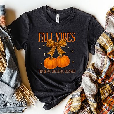 Coquette Thankful Grateful Blessed - Women's Short Sleeve Graphic T-Shirt