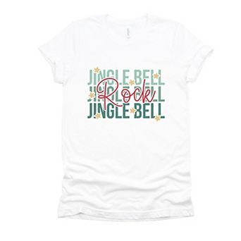 Jingle Bell Rock Stacked Stars - Womens Short Sleeve Tee