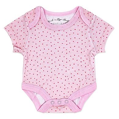 Baby Girls Watercolor Floral 5 Pc Layette Gift Set