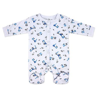 Baby Boys Zoo Train 5 Pc Layette Gift Set