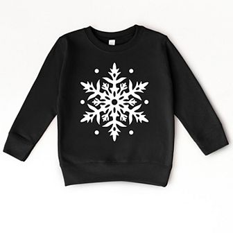 White Snowflake - Toddler Graphic Sweatshirt